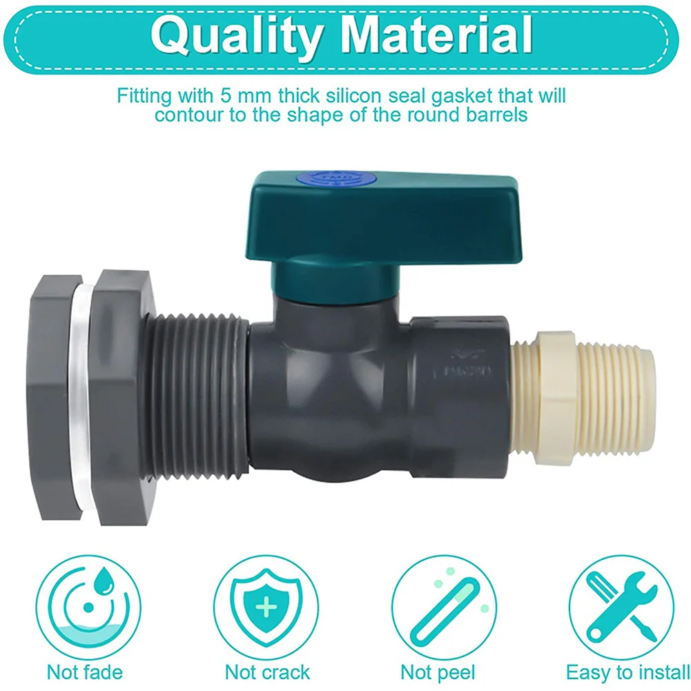 Water Tower Water Tank With Switch Valve Connector Plastic Interface Of Fish Water Tank Bucket PVC 3/4 Set Combina Garden Tools
Water Tower Water Tank With Switch Valve Connector Plastic Interface Of Fish Water Tank Bucket PVC 3/4 Set Combina Garden Tools