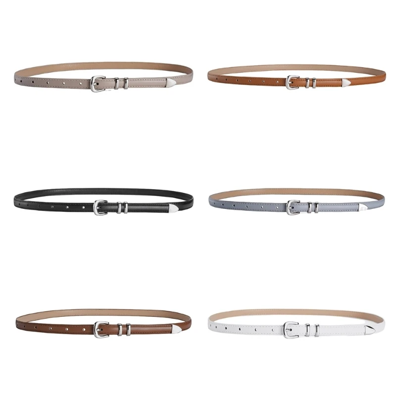 Adult Thin Waist Belt with Adjustable Pin Buckle Universal Waistband PU Waist Belts for Women Coat Shirt Jeans Belt
Adult Thin Waist Belt with Adjustable Pin Buckle Universal Waistband PU Waist Belts for Women Coat Shirt Jeans Belt