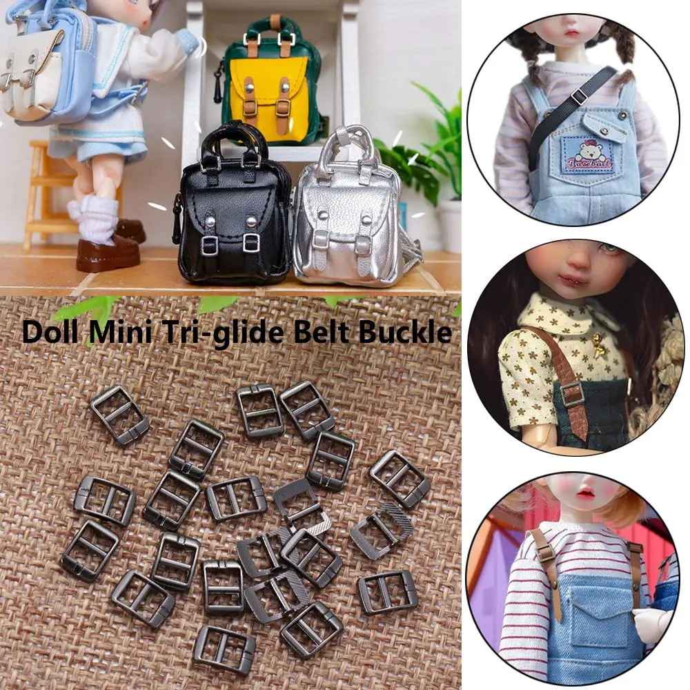 20pcs High quality 4mm Mini Ultra-small 4 colors Belt Buttons Tri-glide Buckle Doll Bags Accessories Diy Dolls Buckles
20pcs High quality 4mm Mini Ultra-small 4 colors Belt Buttons Tri-glide Buckle Doll Bags Accessories Diy Dolls Buckles