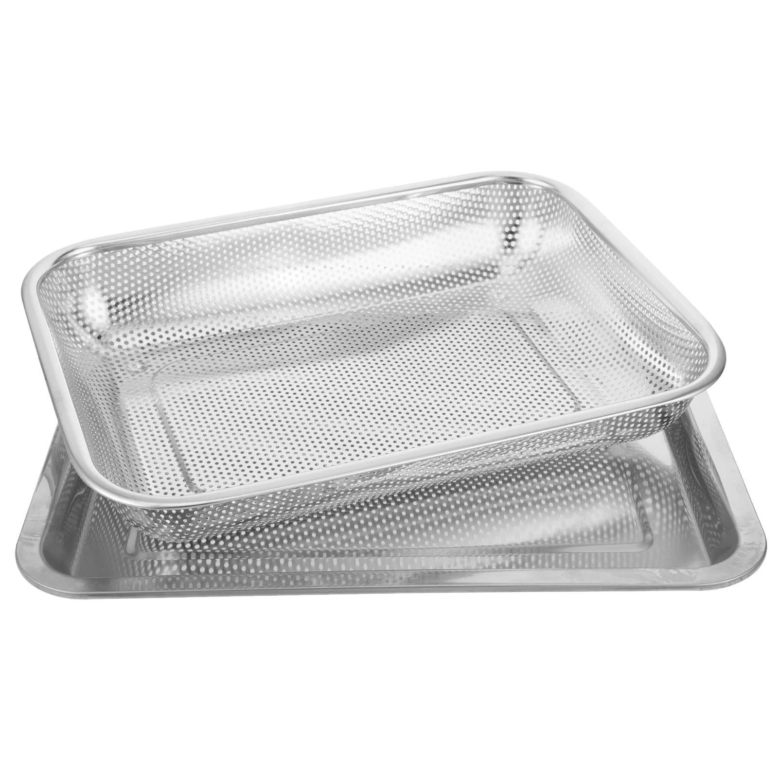 Fry Chicken Basket Stainless Steel Chip Strainer Tray Air Fryers Fruit Metal Container Food Containers
Fry Chicken Basket Stainless Steel Chip Strainer Tray Air Fryers Fruit Metal Container Food Containers