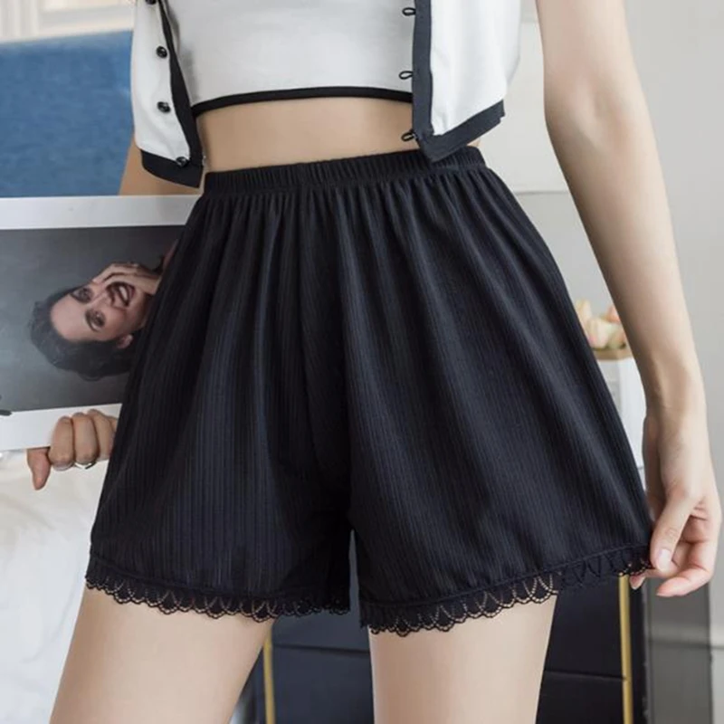 Summer Women Ice Silk Safety Short Pants Female Solid Seamless Shorts Lace Boxer Safety Pants Underskirt Girl Underwear
Summer Women Ice Silk Safety Short Pants Female Solid Seamless Shorts Lace Boxer Safety Pants Underskirt Girl Underwear