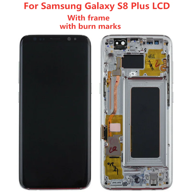 Original AMOLED For Samsung Galaxy S8 Plus Display With Frame SM-G955F/DS G955F G955A LCD Touch Screen Assembly With Burn Marks
Original AMOLED For Samsung Galaxy S8 Plus Display With Frame SM-G955F/DS G955F G955A LCD Touch Screen Assembly With Burn Marks