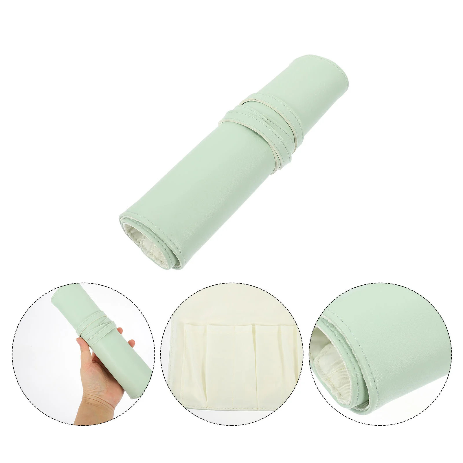 Convenient Durable Rolling Makeup Brush Pouch Multipurpose Cosmetic Brush Storage Bag Cosmetic Brush Organizer for Travel 
Convenient Durable Rolling Makeup Brush Pouch Multipurpose Cosmetic Brush Storage Bag Cosmetic Brush Organizer for Travel