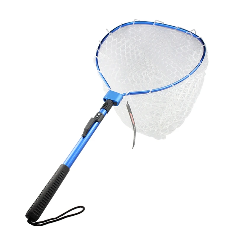 Folding Hand Net Fishing Net Silicone Landing Net With Aluminum Alloy Handle Extending Pole Fishing Nets Fishing Tackle
Folding Hand Net Fishing Net Silicone Landing Net With Aluminum Alloy Handle Extending Pole Fishing Nets Fishing Tackle