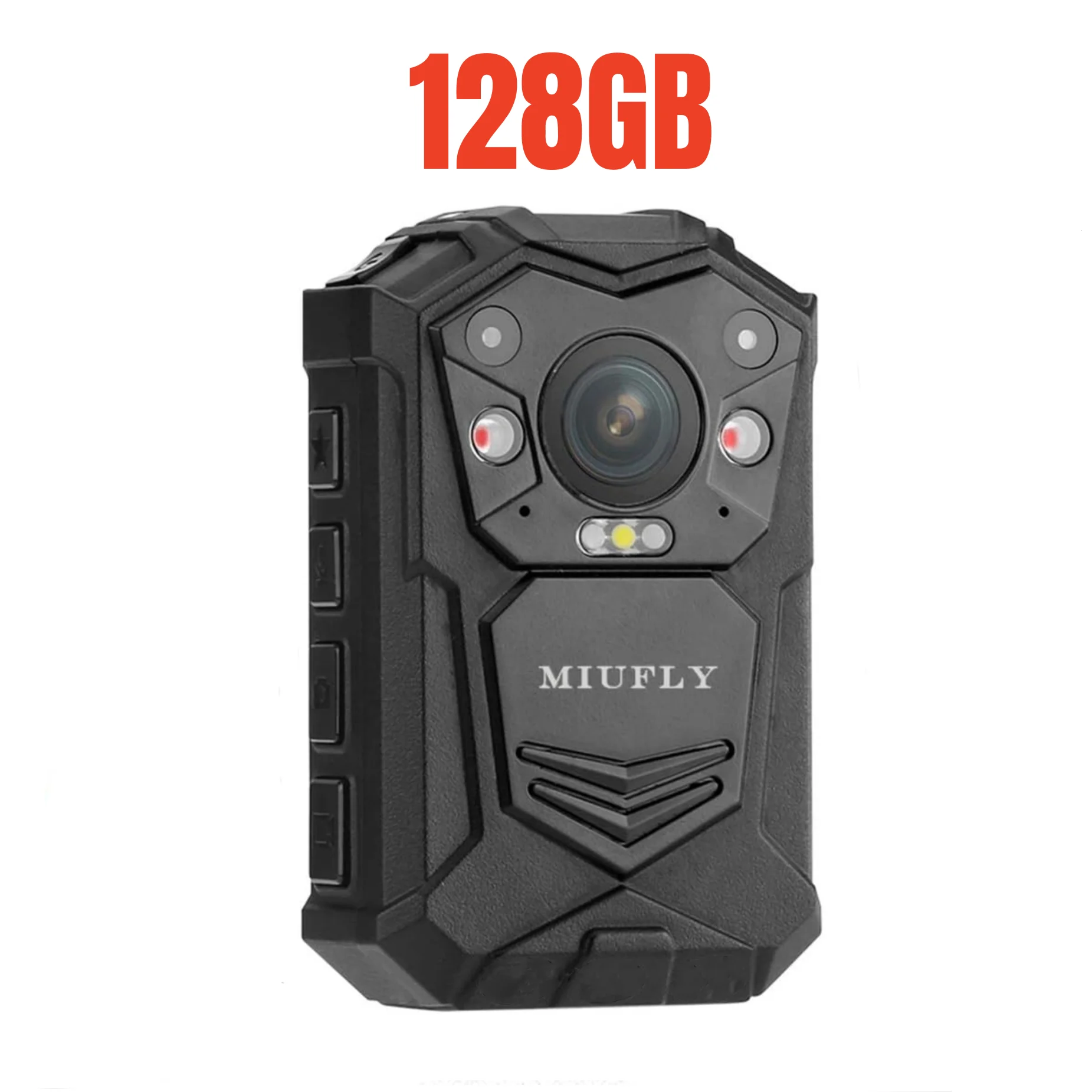 MIUFLY 1296P Police Body Camera with 2 Inch Display, Night Vision, Built in 128G Memory and GPS for Law Enforcement
MIUFLY 1296P Police Body Camera with 2 Inch Display, Night Vision, Built in 128G Memory and GPS for Law Enforcement
