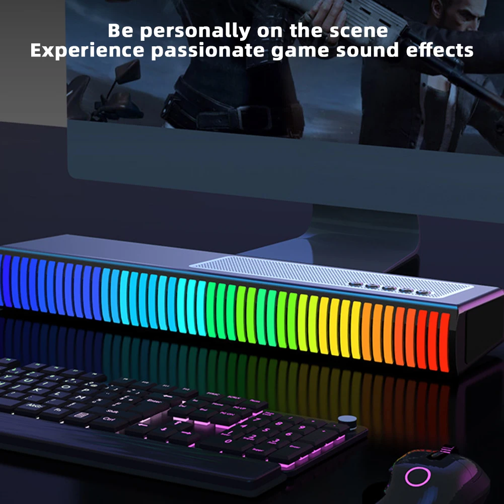 Wireless Audios With Voice Control Light Strip Multifunctional Portable Speaker For Home Pool Travel
Wireless Audios With Voice Control Light Strip Multifunctional Portable Speaker For Home Pool Travel
