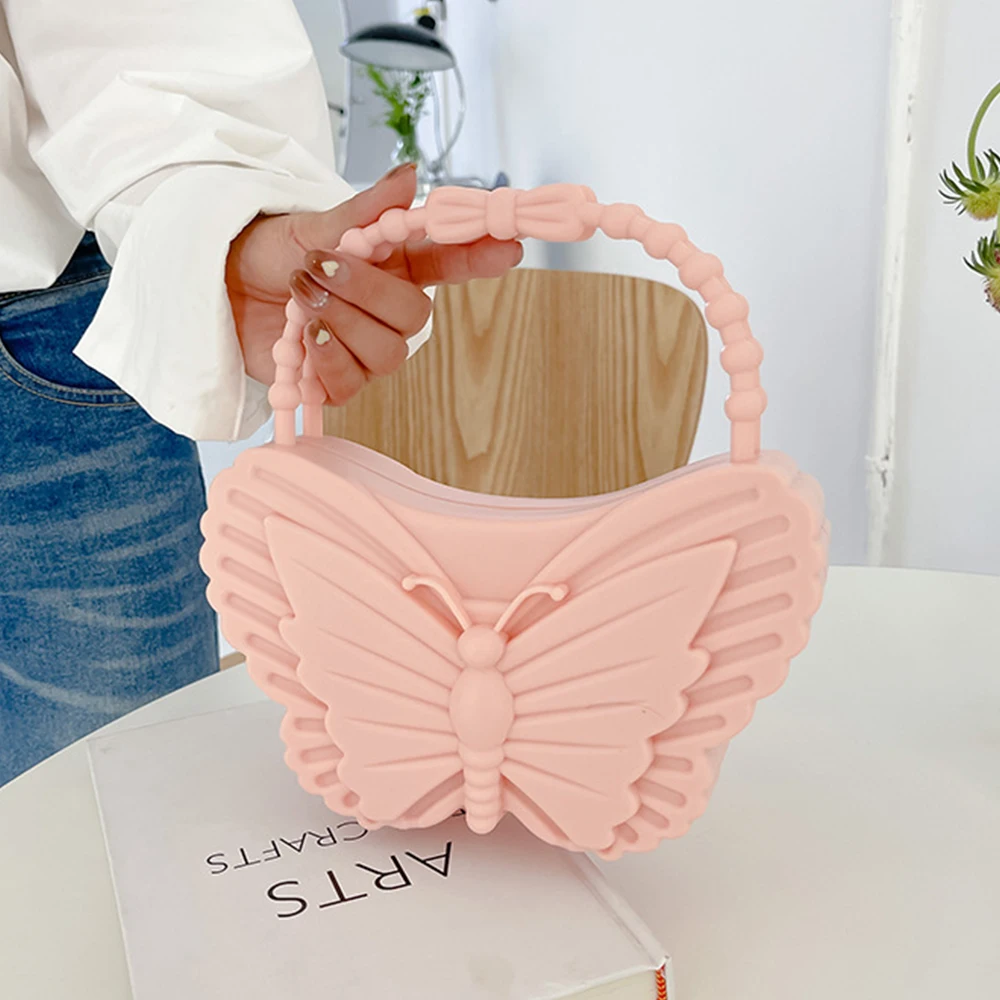 Candy Color Butterfly Jelly Women's Handbags PVC Luxury Designer Bags for Women 2023 Brands Party Evening Bag Tote Clutch Purse
Candy Color Butterfly Jelly Women's Handbags PVC Luxury Designer Bags for Women 2023 Brands Party Evening Bag Tote Clutch Purse