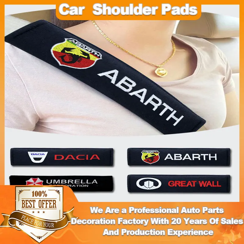2PCS Shoulder Protector Car Cotton Belt Covers Safety Belts Pad for Abarth 595 Competizione Carbono 500 Puto Car Accessories
2PCS Shoulder Protector Car Cotton Belt Covers Safety Belts Pad for Abarth 595 Competizione Carbono 500 Puto Car Accessories