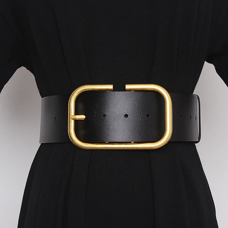 2022 Top Luxury Designer Brand Pin Buckle Belt High Quality Women Genuine Real Leather Dress 56mm Wide Strap for Jeans Waistband
2022 Top Luxury Designer Brand Pin Buckle Belt High Quality Women Genuine Real Leather Dress 56mm Wide Strap for Jeans Waistband