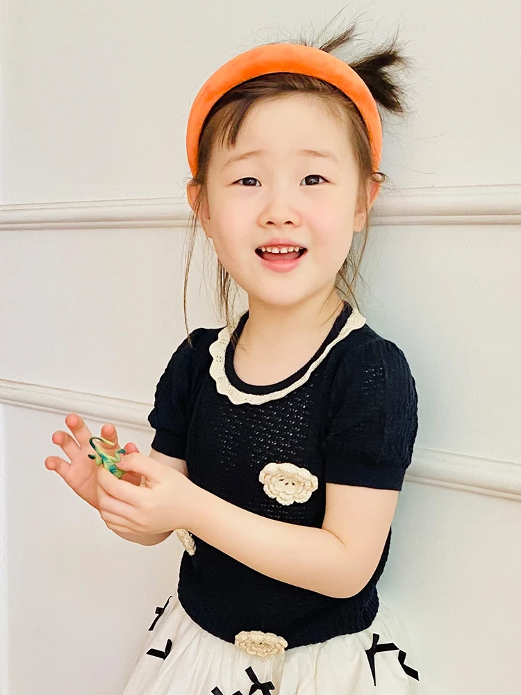 imakokoni kids 2022 original children's clothing cotton hollow knitted pullover T-shirt short-sleeved summer 22900
imakokoni kids 2022 original children's clothing cotton hollow knitted pullover T-shirt short-sleeved summer 22900