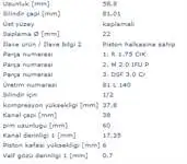 Store code: 309000 for PISTON + PISTON + segment (mm STD 1, 2, pistons) CADDY III/sdi BDJ BST. 0sdi BST. 0sdi BDK BST.
Store code: 309000 for PISTON + PISTON + segment (mm STD 1, 2, pistons) CADDY III/sdi BDJ BST. 0sdi BST. 0sdi BDK BST.