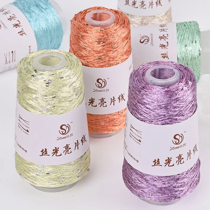 3pcs Sequin Stitch Yarn Line Yarns Hand Crochet Threads Parnter Yarn Knit Sweater Clothes Thread Yarns Sequins for Needlework
3pcs Sequin Stitch Yarn Line Yarns Hand Crochet Threads Parnter Yarn Knit Sweater Clothes Thread Yarns Sequins for Needlework