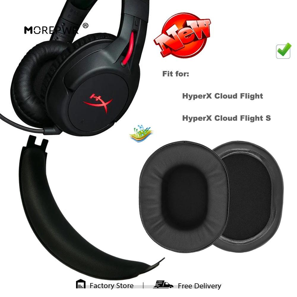 Morepwr Replacement Ear Pads for HyperX Cloud Flight S Headset Parts Leather Cushion Velvet Earmuff Earphone Sleeve
Morepwr Replacement Ear Pads for HyperX Cloud Flight S Headset Parts Leather Cushion Velvet Earmuff Earphone Sleeve