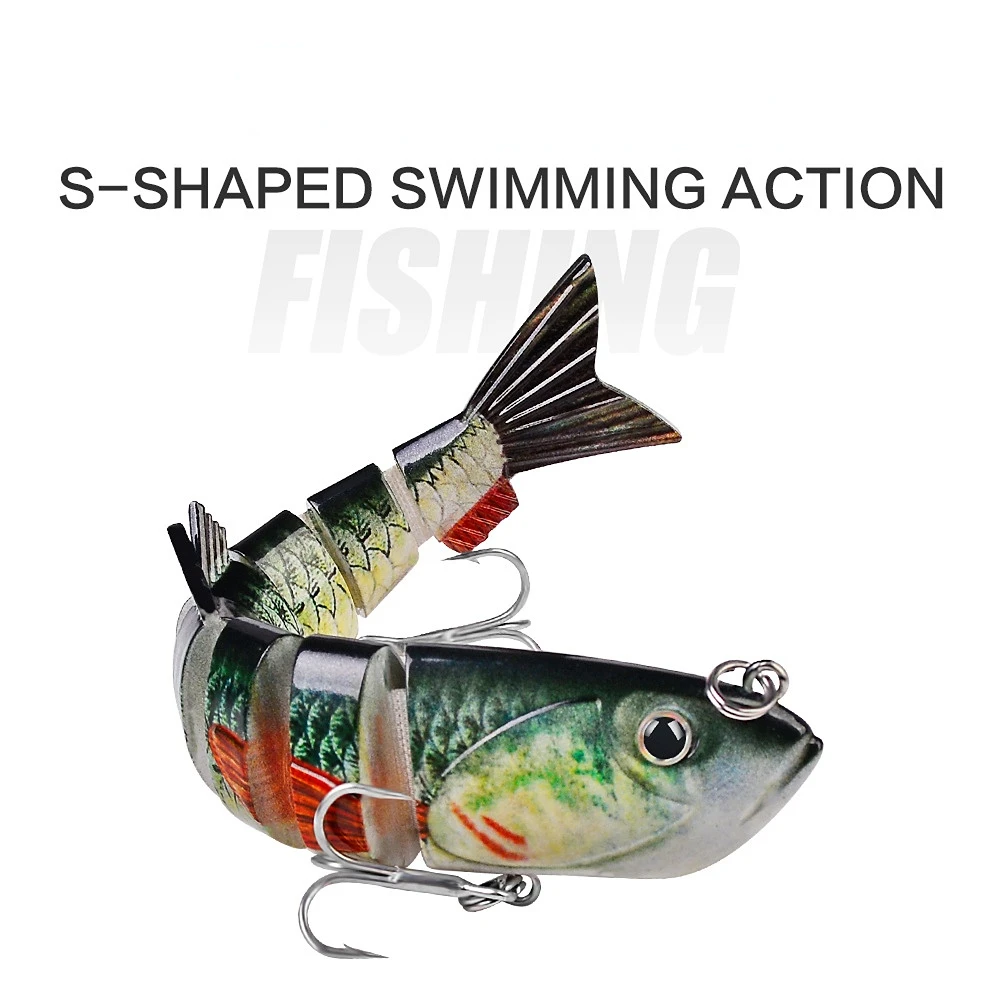 One-Piece Artificial Plastic 13cm 22g 8 Sections Hard Fake Lures Trolling Wobbler Swimming Baits Bass Pike Carp Fishing Tackle
One-Piece Artificial Plastic 13cm 22g 8 Sections Hard Fake Lures Trolling Wobbler Swimming Baits Bass Pike Carp Fishing Tackle