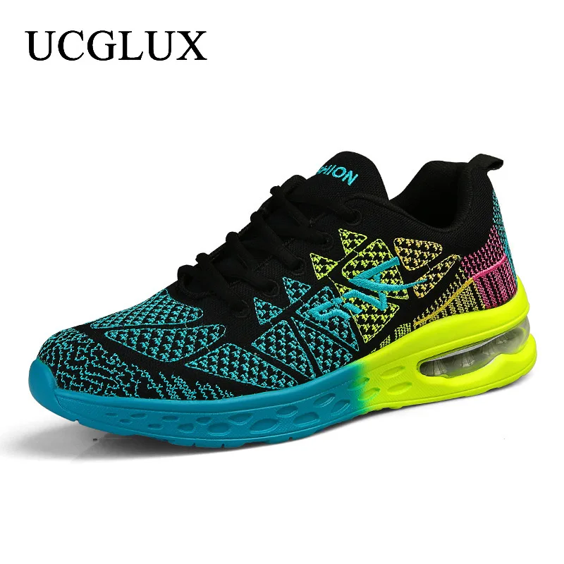 Summer Mesh Air Cushion Running Shoes Men's Mesh Thick-soled Sneakers Elastic Shock-absorbing Men's Shoes Sapato Masculino
Summer Mesh Air Cushion Running Shoes Men's Mesh Thick-soled Sneakers Elastic Shock-absorbing Men's Shoes Sapato Masculino