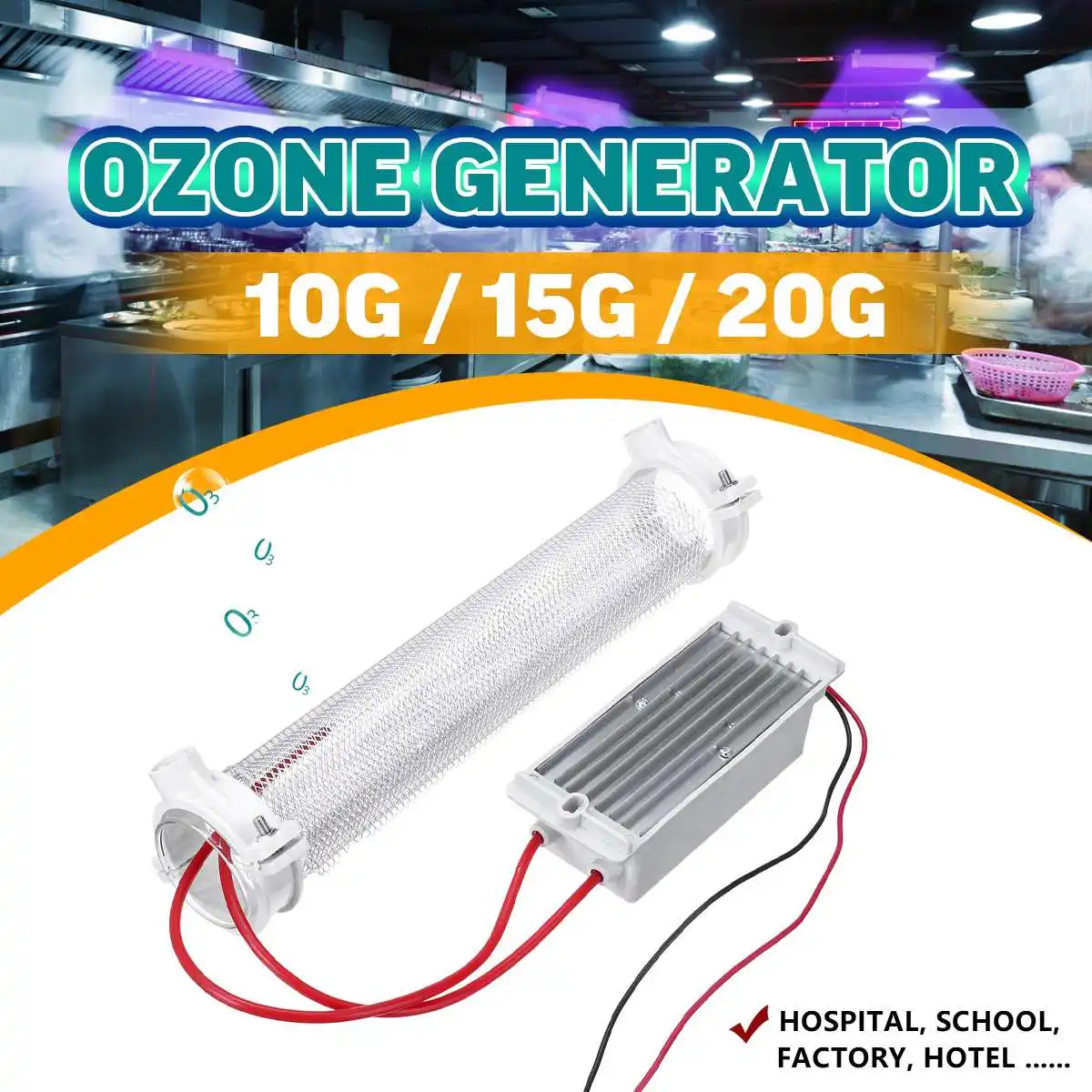 Ozone Generator Replacement Car Air Purifier Machine Replace Sterilizer Air Cleaner Ozonator Vilica Tube 10g 15g 20g
Ozone Generator Replacement Car Air Purifier Machine Replace Sterilizer Air Cleaner Ozonator Vilica Tube 10g 15g 20g