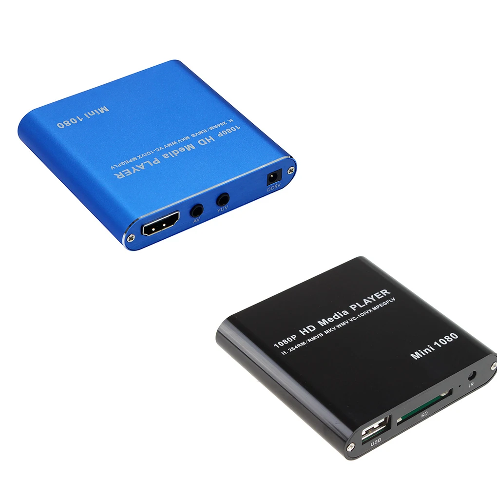 1080P Mini HD Media Player AV USB SD MMC Multimedia Advertising MKV Car External Video Player
1080P Mini HD Media Player AV USB SD MMC Multimedia Advertising MKV Car External Video Player