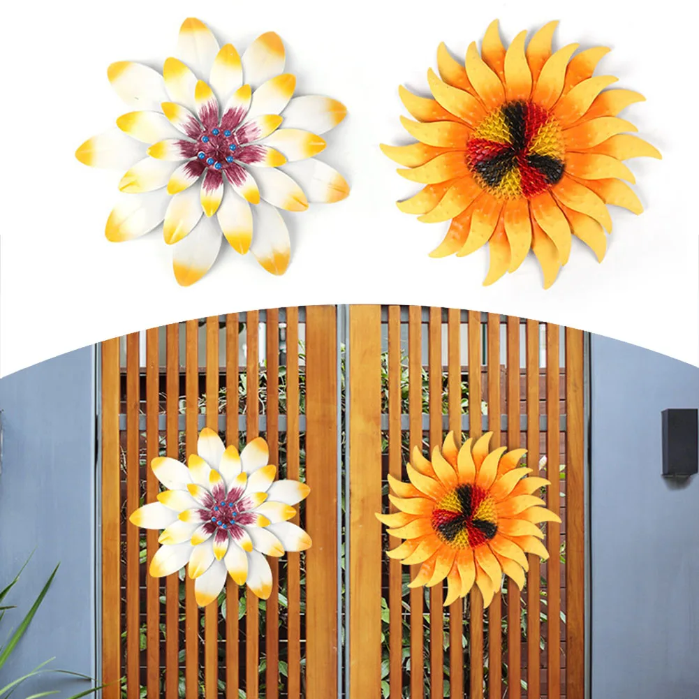 Modern Wrought Iron Flower Wall Decoration Pendant Metal Daisy Wall Sculptures Livingroom Background Wall Hanging Ornaments
Modern Wrought Iron Flower Wall Decoration Pendant Metal Daisy Wall Sculptures Livingroom Background Wall Hanging Ornaments