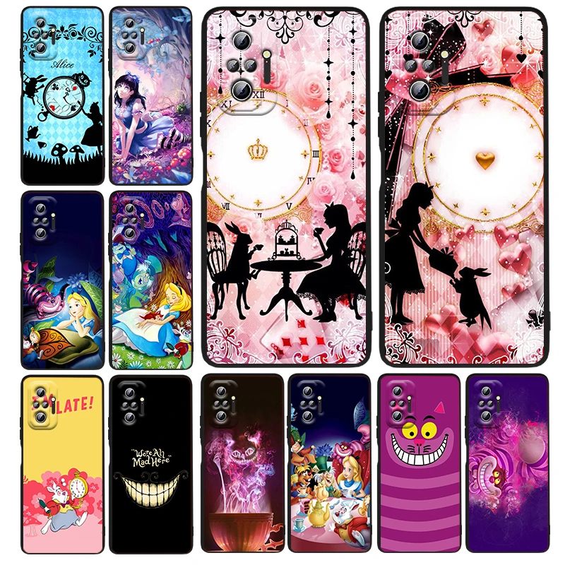 Disney Alice in Wonderland Phone Case For Xiaomi Redmi Note 11E 11S 11 11T 10 10S 9 9T 9S 8 8T Pro Plus 5G 7 5 Black Cover
Disney Alice in Wonderland Phone Case For Xiaomi Redmi Note 11E 11S 11 11T 10 10S 9 9T 9S 8 8T Pro Plus 5G 7 5 Black Cover