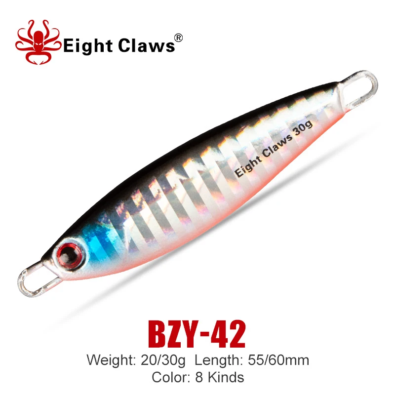 EIGHT CLAWS Metal Spoon Fishing Lure 20g 30g Metal Jig Bait Shore Casting Swimbait Artificial Bait Sea Bass Trolling Wobbler
EIGHT CLAWS Metal Spoon Fishing Lure 20g 30g Metal Jig Bait Shore Casting Swimbait Artificial Bait Sea Bass Trolling Wobbler