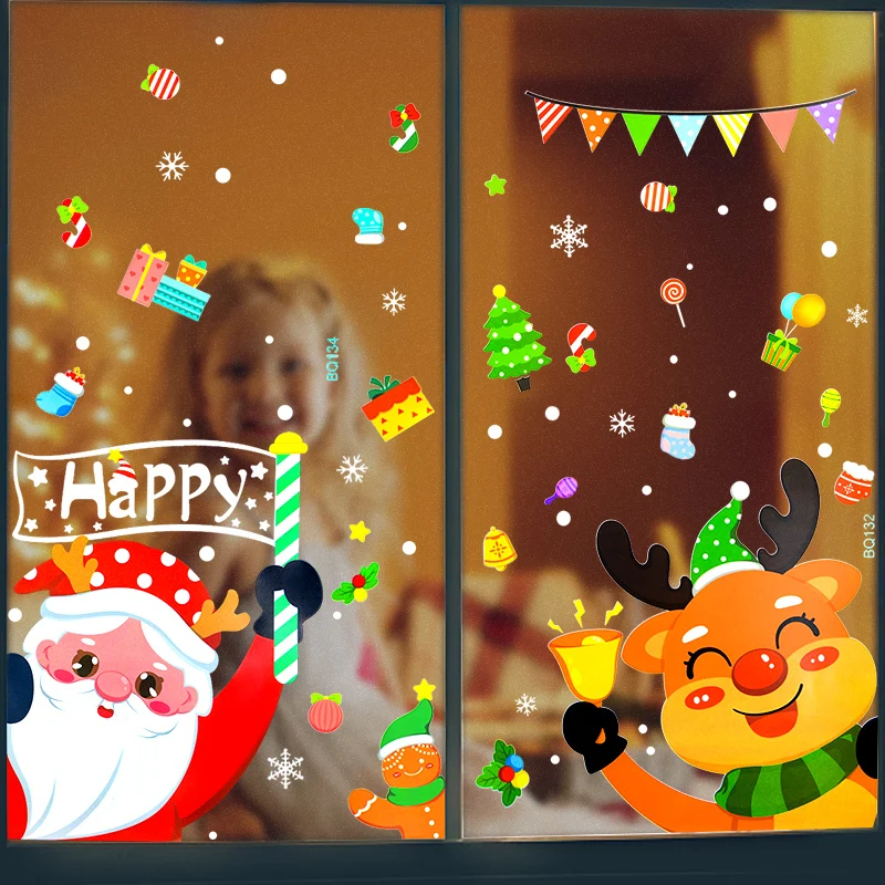 Christmas Santa Claus Window Stickers Merry Christmas Wall Mirror Glass Stickers New Year Party DIY Window Decals Decor for Home
Christmas Santa Claus Window Stickers Merry Christmas Wall Mirror Glass Stickers New Year Party DIY Window Decals Decor for Home