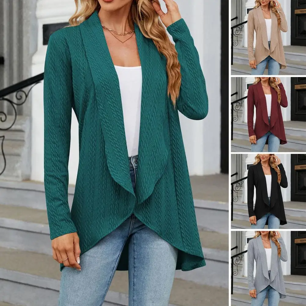 Женское пальто, Стильный вязаный кардиган, пальто для женщин, свободный крой, асимметричный подол, теплая Осенняя женская тонкая куртка
Женское пальто, Стильный вязаный кардиган, пальто для женщин, свободный крой, асимметричный подол, теплая Осенняя женская тонкая куртка