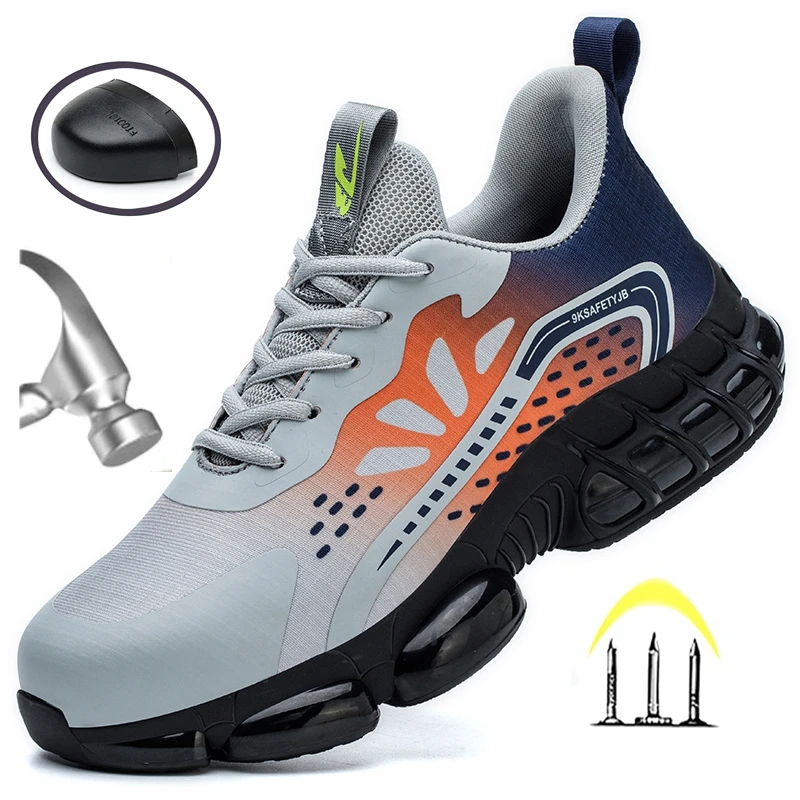 New Men's And Women's Steel Toe Safety Shoes, Anti Fracture, Non-Destructive Safety Boots, And Air Cushion Protective Work Shoes
New Men's And Women's Steel Toe Safety Shoes, Anti Fracture, Non-Destructive Safety Boots, And Air Cushion Protective Work Shoes