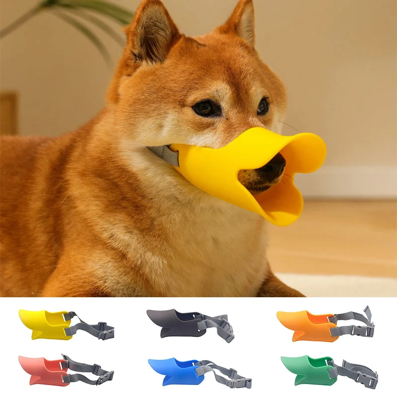 New Stop Barking Dog Muzzle Silicone Duck Muzzle Mask For Small Large Dogs Outdoor Anti Bite Mouth Muzzles Dog Accessories
New Stop Barking Dog Muzzle Silicone Duck Muzzle Mask For Small Large Dogs Outdoor Anti Bite Mouth Muzzles Dog Accessories