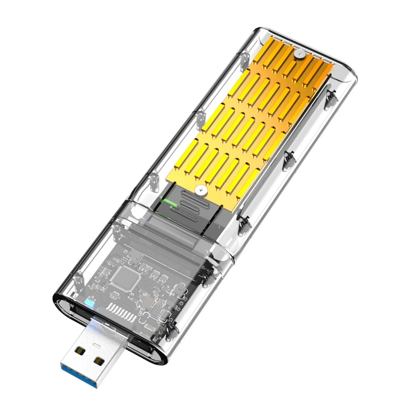 Внешний M.2 NGFF SATA SSD корпус высокоскоростной USB3.0 Gen1 5 ГБ/сек. Прозрачный чехол для жесткого диска SATA SSD для ПК
Внешний M.2 NGFF SATA SSD корпус высокоскоростной USB3.0 Gen1 5 ГБ/сек. Прозрачный чехол для жесткого диска SATA SSD для ПК