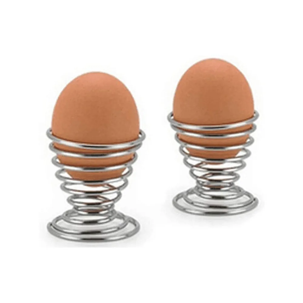 2PCS Stainless Steel Spring Wire Tray Egg Cups Holder Serving Cup Egg Tray Egg Cup Cooking Tool (Silver)
2PCS Stainless Steel Spring Wire Tray Egg Cups Holder Serving Cup Egg Tray Egg Cup Cooking Tool (Silver)