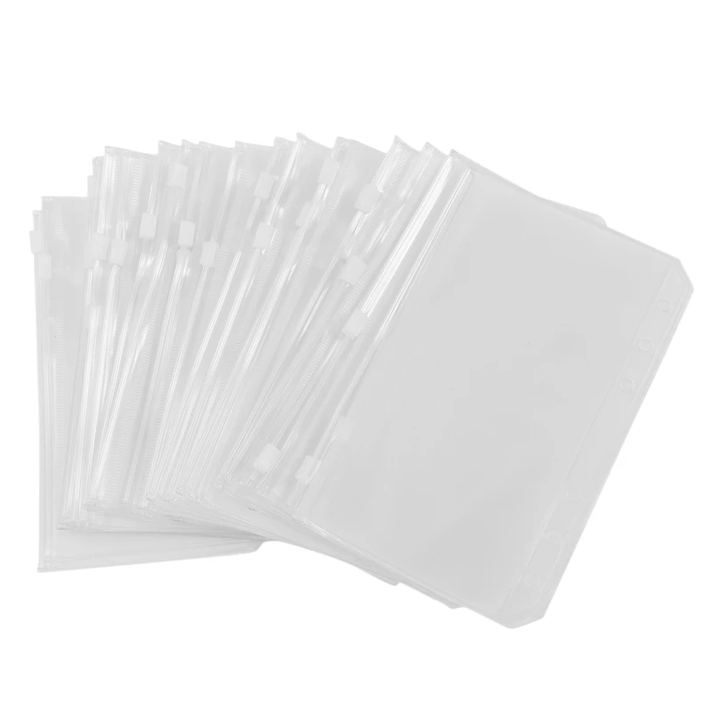 A6 Size 6 Holes Binder Pockets Binder Zipper Folders Waterproof Zipper Loose Leaf Bags For Notebooks Cards (40)
A6 Size 6 Holes Binder Pockets Binder Zipper Folders Waterproof Zipper Loose Leaf Bags For Notebooks Cards (40)