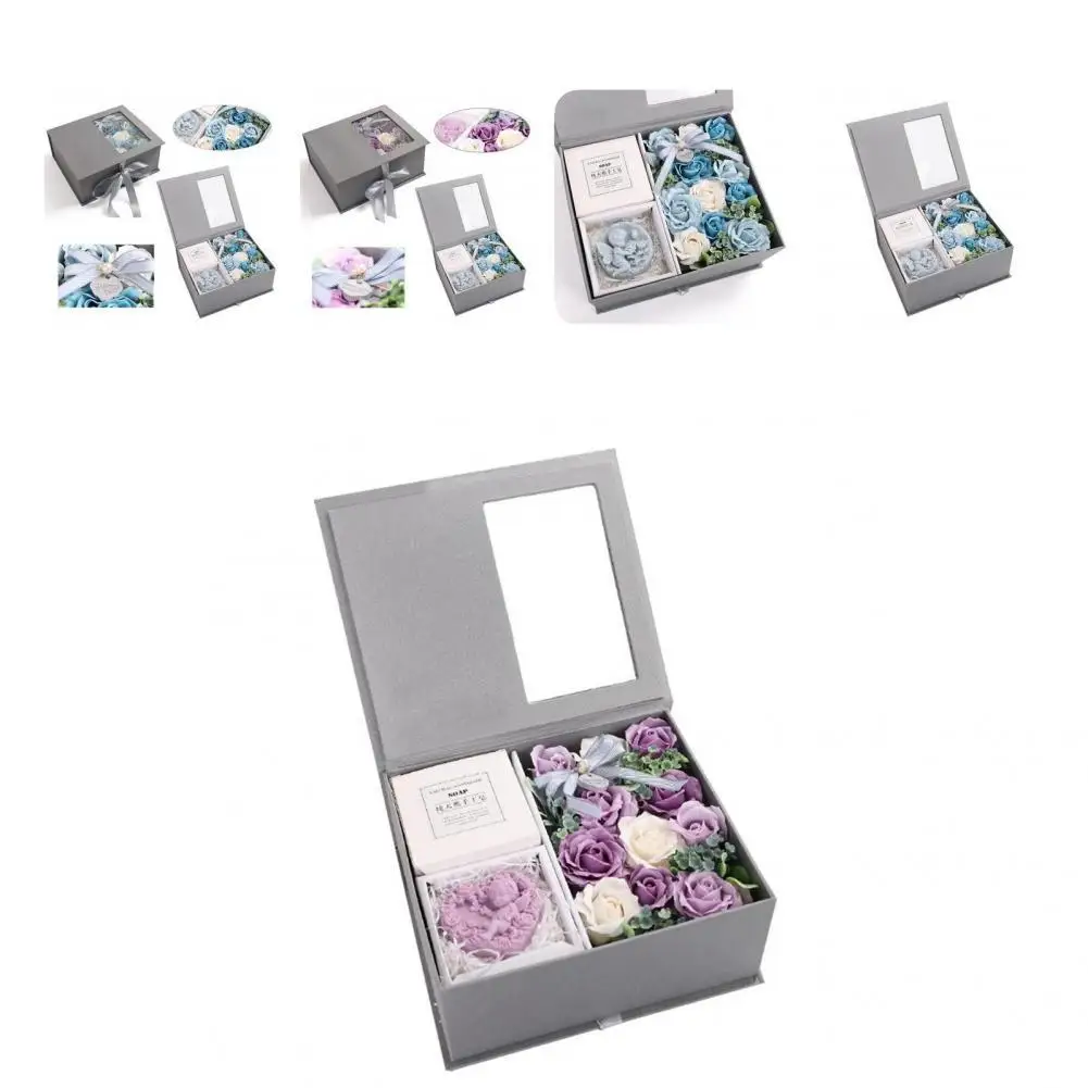 Innovative Fashion Delicate Rose Flower Box Eco-friendly Artificial Flower Box Eye-catching for Home
Innovative Fashion Delicate Rose Flower Box Eco-friendly Artificial Flower Box Eye-catching for Home