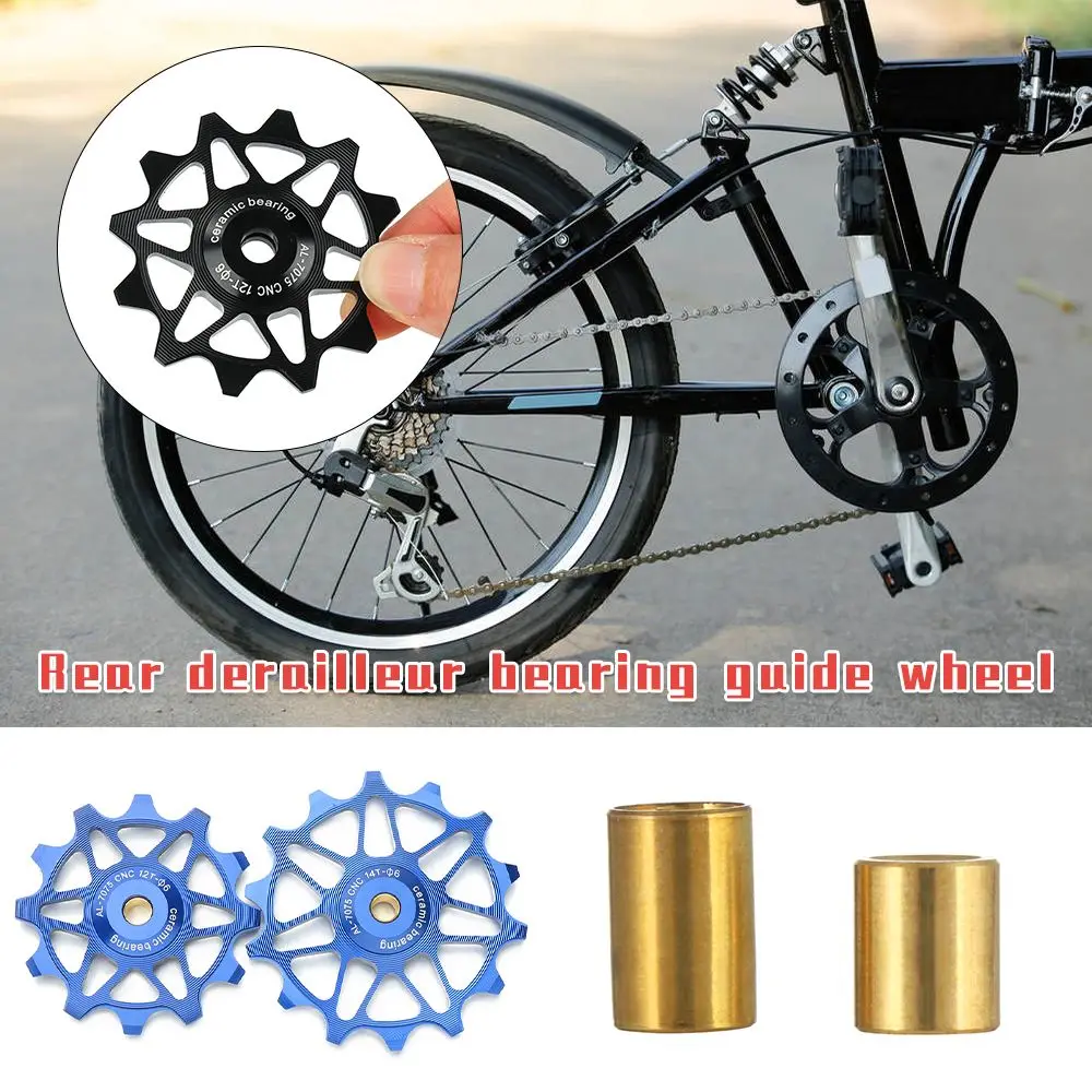 New Waterproof Dust-proof 12T 14T Bicycle Part Cycling Accessory Guide Wheel Pulley Rear Derailleur Sealed Bearing
New Waterproof Dust-proof 12T 14T Bicycle Part Cycling Accessory Guide Wheel Pulley Rear Derailleur Sealed Bearing