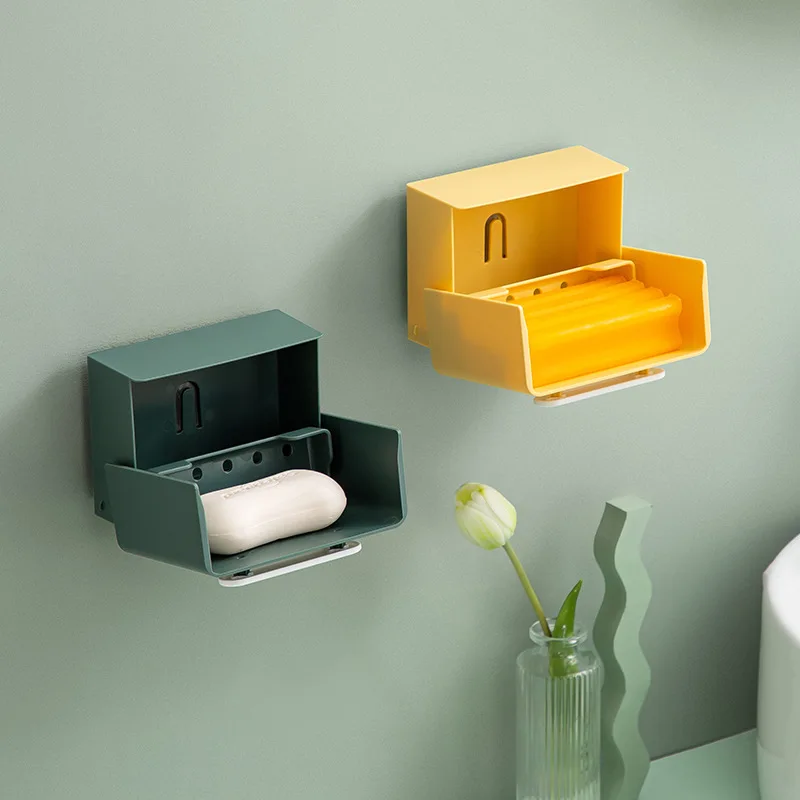 1Pcs New Bathroom Wall Hanging Drain Shelving For Household No Drilling Waterproof Moisture-Proof Strip Cover Clamshell Soap Box
1Pcs New Bathroom Wall Hanging Drain Shelving For Household No Drilling Waterproof Moisture-Proof Strip Cover Clamshell Soap Box