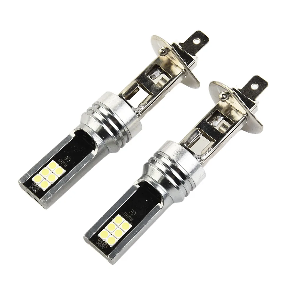 

2pcs H1 LED Headlight Bulb Conversion Kit High Low Beam 100W 6500K Super White Waterproof Headlight For Car Motorcycle