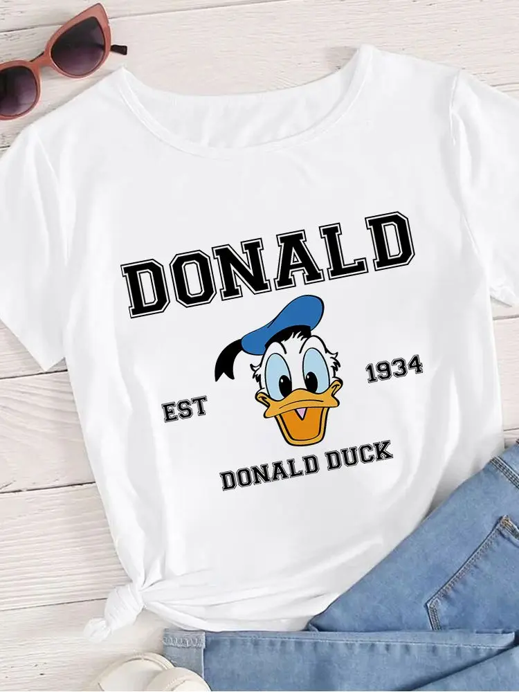 New Women's Summer Disney Donald Duck Tshirt Trend Funny Cartoon Harajuku O-Neck Top Casual All-Match Loose T-Shirt
New Women's Summer Disney Donald Duck Tshirt Trend Funny Cartoon Harajuku O-Neck Top Casual All-Match Loose T-Shirt