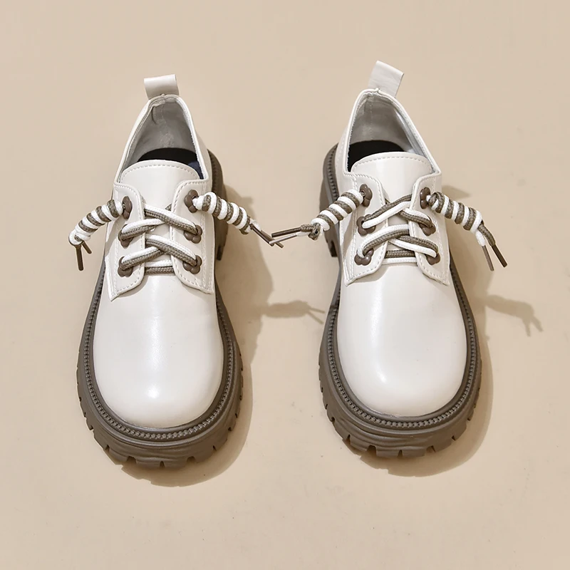 Fashion Platform Single Shoes Women Mid-heel Pu Leather Loafers Spring Slip-on Casual Sneakers Non Slip Round Toe Mary Jane Shoe
Fashion Platform Single Shoes Women Mid-heel Pu Leather Loafers Spring Slip-on Casual Sneakers Non Slip Round Toe Mary Jane Shoe