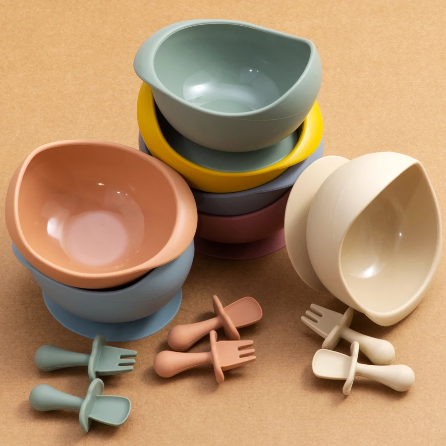 1set Silicone Baby Feeding Bowl Tableware Waterproof Spoon And Fork Non-Slip Suction Dishes For Baby Bowl Newborn Accessories
1set Silicone Baby Feeding Bowl Tableware Waterproof Spoon And Fork Non-Slip Suction Dishes For Baby Bowl Newborn Accessories