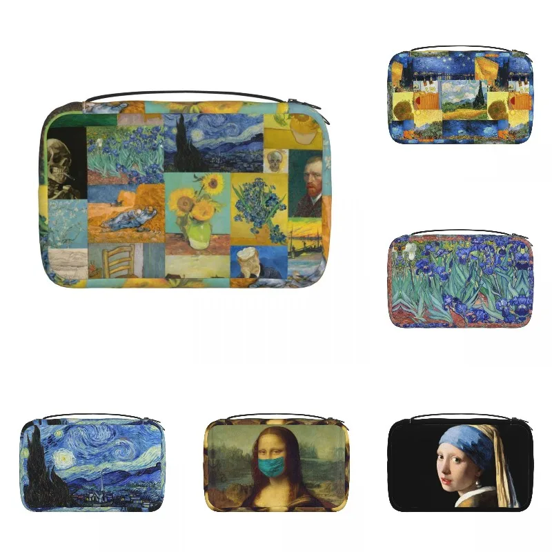 Custom Vincent Van Gogh Painting Collage Travel Cosmetic Bag for Women Toiletry Makeup Organizer Ladies Beauty Storage Dopp Kit
Custom Vincent Van Gogh Painting Collage Travel Cosmetic Bag for Women Toiletry Makeup Organizer Ladies Beauty Storage Dopp Kit