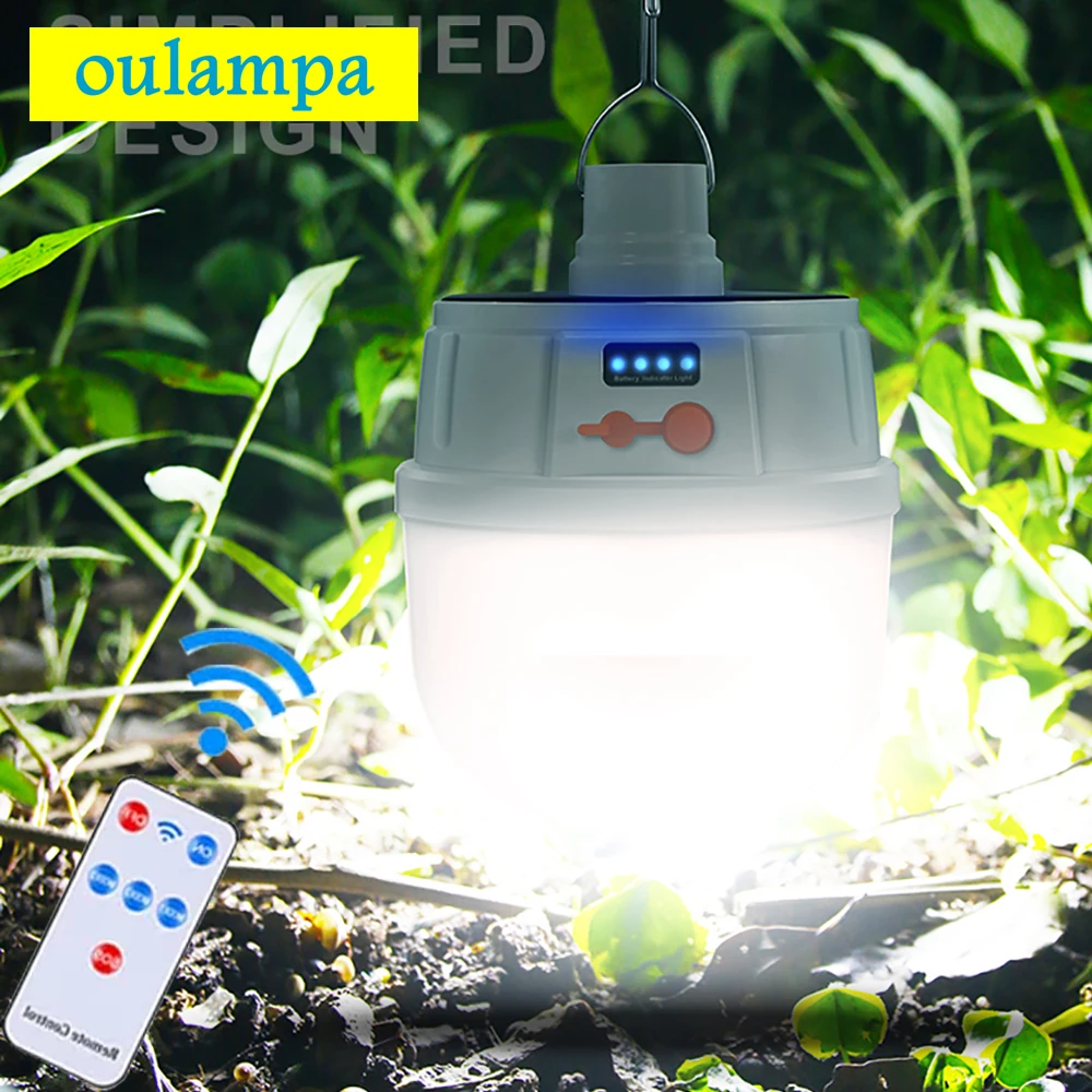 24LED 60W Solar Camping Light Outdoor Waterproof Rechargeable 42LED 100W Protable Adjustble Brightness Lamp for Fishing Hiking
24LED 60W Solar Camping Light Outdoor Waterproof Rechargeable 42LED 100W Protable Adjustble Brightness Lamp for Fishing Hiking