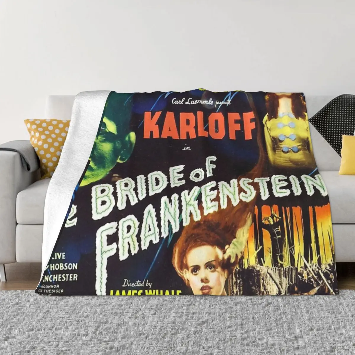 Одеяло от невесты Франкенштейна KARLOFF, суперлегкое мягкое Фланелевое покрывало для дивана, кровати, кушетки, модные офисные подарки
Одеяло от невесты Франкенштейна KARLOFF, суперлегкое мягкое Фланелевое покрывало для дивана, кровати, кушетки, модные офисные подарки