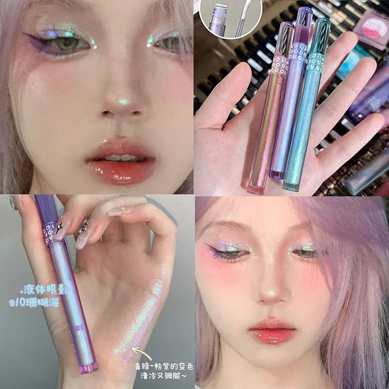 Glitter Highlighter Liquid Eyeshadow Shimmer Sequins Glitter Pearlescent Lying Silkworm Liquid High Gloss Eye Shadow Cosmetics
Glitter Highlighter Liquid Eyeshadow Shimmer Sequins Glitter Pearlescent Lying Silkworm Liquid High Gloss Eye Shadow Cosmetics