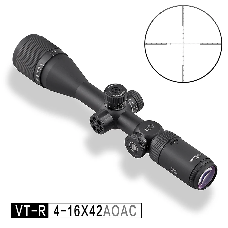 Discovery Riflescope VT-R 4-16X42AOAC Second Focal Plane Tactical Picatinny Rail Telescopic Sights Hunting for Rifle Scope
Discovery Riflescope VT-R 4-16X42AOAC Second Focal Plane Tactical Picatinny Rail Telescopic Sights Hunting for Rifle Scope