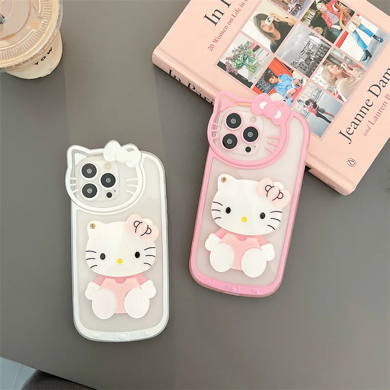 Creative Cartoon Fresh Cute KT Cat Makeup Mirror Cover for IPhone 11 12 13 Pro X XR XS Max Shockproof Phone Case IPhone 13 Case
Creative Cartoon Fresh Cute KT Cat Makeup Mirror Cover for IPhone 11 12 13 Pro X XR XS Max Shockproof Phone Case IPhone 13 Case