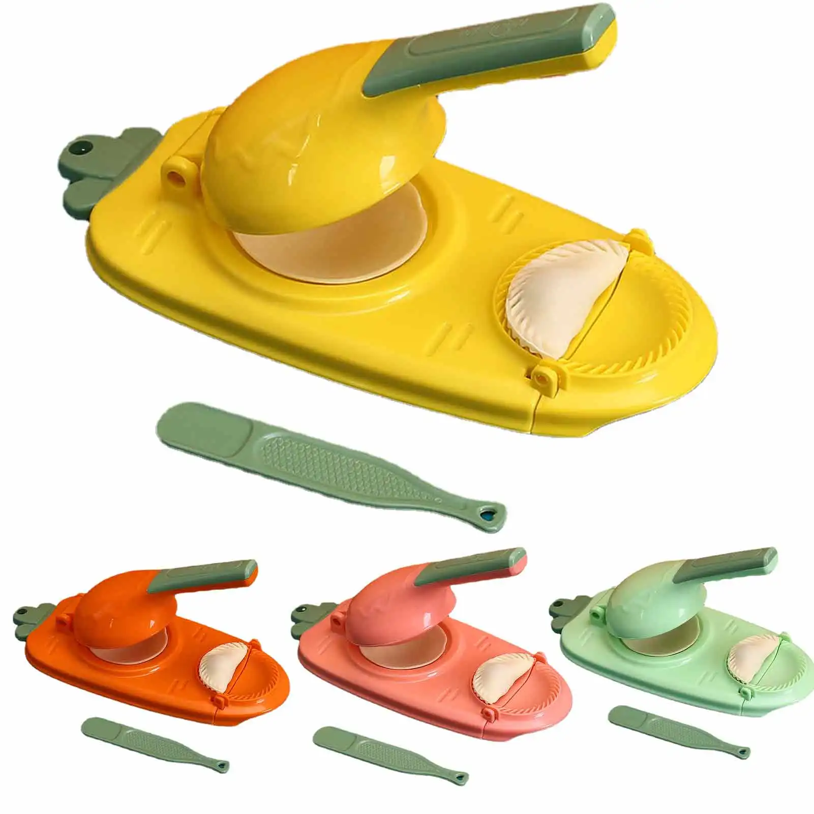 1 Pcs 2 In 1 Kitchen DIY Dumpling Maker, Dumpling Skin Maker Dumpling Moulds About L 13cm, Dia 8.5cm Material: ABS
1 Pcs 2 In 1 Kitchen DIY Dumpling Maker, Dumpling Skin Maker Dumpling Moulds About L 13cm, Dia 8.5cm Material: ABS
