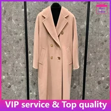 Top Quality Max Coat Women,Double-sided Cashmere Coat Jacket for Women,Winter Long 10% Cashmere 90% Wool Mara Coat Women Jacket