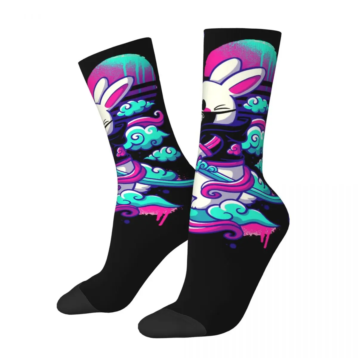 Vintage Cyber Bunny Crazy Men's Compression Socks Unisex Samurai Rabbit The Usagi Chronicles Harajuku Pattern Printed Crew Sock
Vintage Cyber Bunny Crazy Men's Compression Socks Unisex Samurai Rabbit The Usagi Chronicles Harajuku Pattern Printed Crew Sock