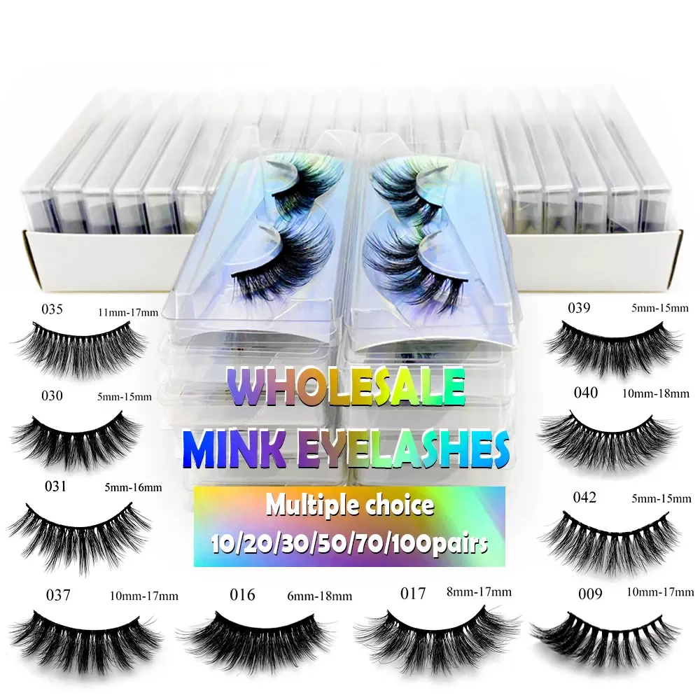 NEW2023 Wholesale Lashes 20/30/40/50/100pcs 3d Mink Eyelashes Natural Mink Eyelashes Pack False Eyelashes Makeup False Lashes In 
NEW2023 Wholesale Lashes 20/30/40/50/100pcs 3d Mink Eyelashes Natural Mink Eyelashes Pack False Eyelashes Makeup False Lashes In