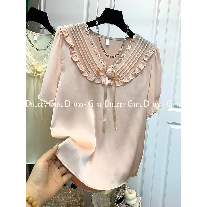 Women Chic Pink V-Neck Blouse Loose Off Shoulder O-neck Puff Sleeve Loose Elegant Basic Tops Shirt
Women Chic Pink V-Neck Blouse Loose Off Shoulder O-neck Puff Sleeve Loose Elegant Basic Tops Shirt