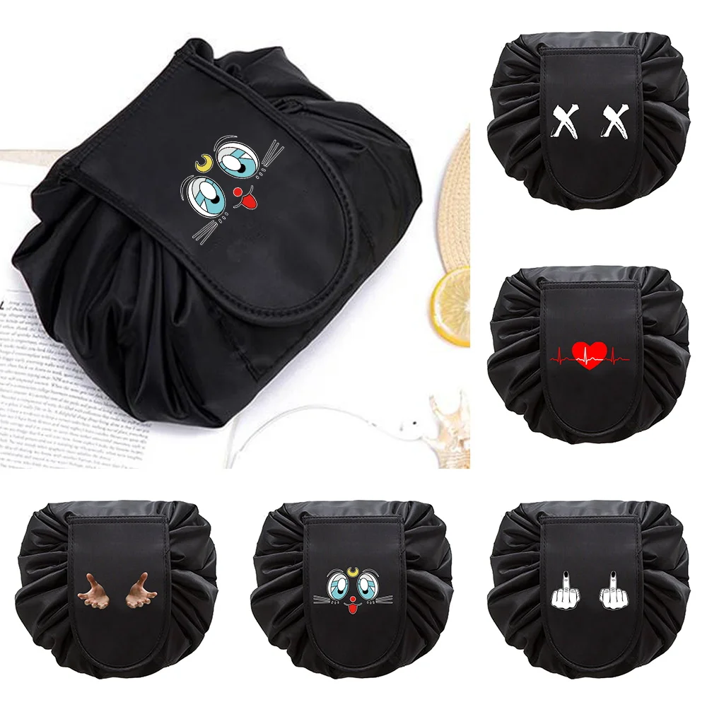 Chest Print Lazy Cosmetic Bag Suitable for Trave Can Store Large-Capacity Drawstring Organizer Makeup Bag Portable Cometic Case
Chest Print Lazy Cosmetic Bag Suitable for Trave Can Store Large-Capacity Drawstring Organizer Makeup Bag Portable Cometic Case